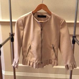 Zara leather jacket